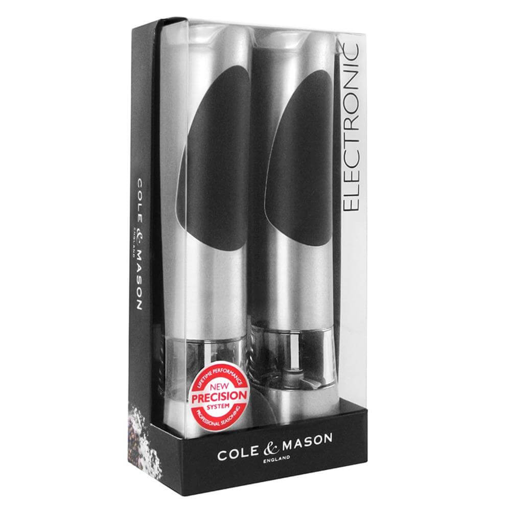 Cole & Mason Richmond Electronic Precision Salt & Pepper Mill Set